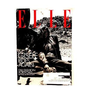 Elle Magazine September 2008 Featuring Gisele Bundchen & Dior Fall Fashion Port